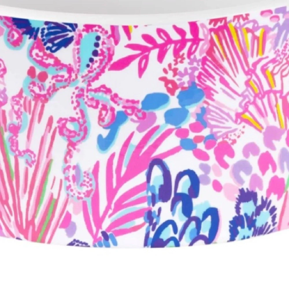 Lilly Pulitzer Dog / Pet Bowl: Splendor in the Sand
